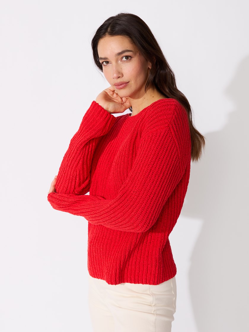 7515494 K4Y Cassie genser rød 9_Cassie genser K4Y.jpg_