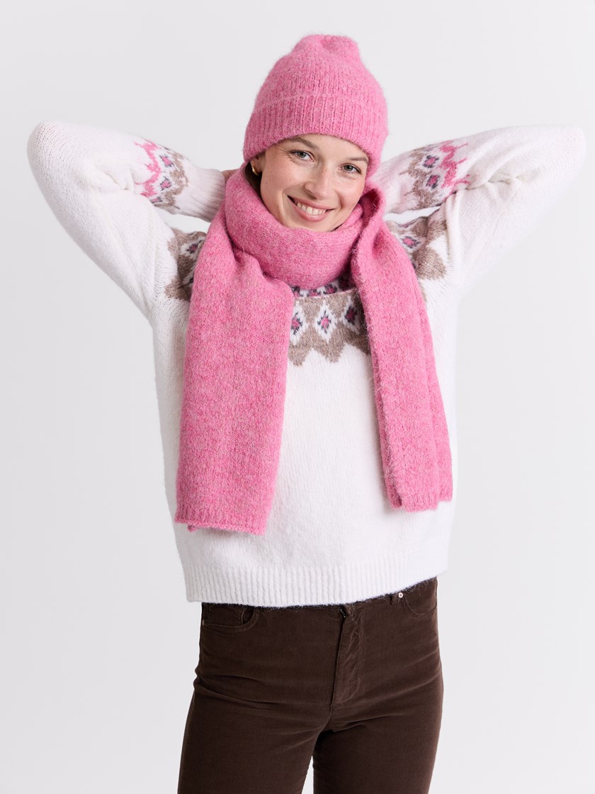 7513864 MOJ Nataly skjerf rosa 2_Kallie lue sett MOJ.jpg_