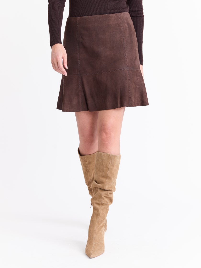 7512237 AIJ skinnskjørt_brun1_Larizza skinnskjørt AIJ.jpg_