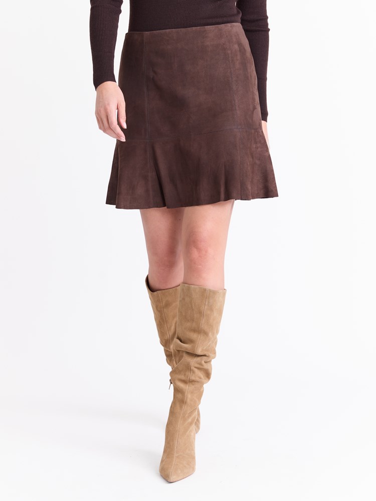 Larizza skinnskjørt skinnskjørt_brun1_Larizza skinnskjørt AIJ_Larizza skinnskjørt AIJ 7512237.jpg_