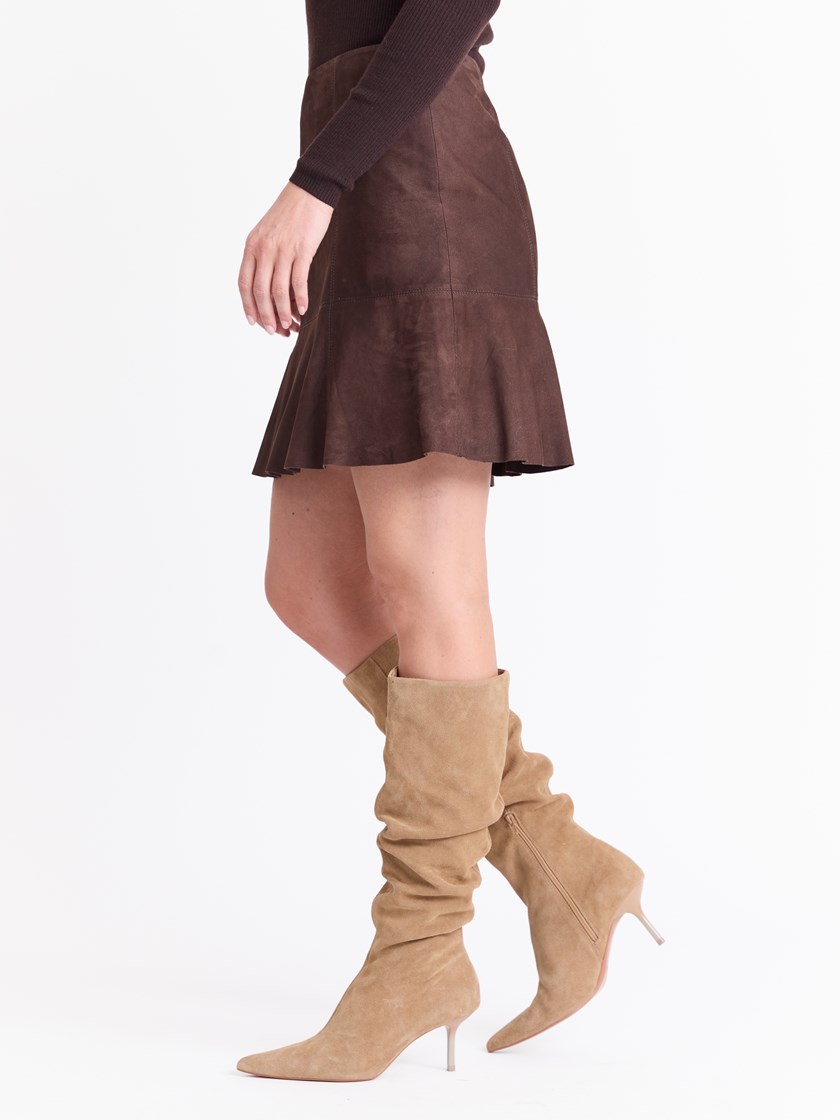 7512237 AIJ skinnskjørt_brun2_Larizza skinnskjørt AIJ.jpg_