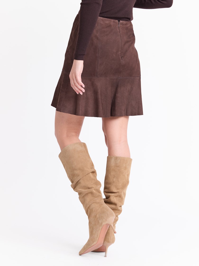 7512237 AIJ skinnskjørt_brun3_Larizza skinnskjørt AIJ.jpg_